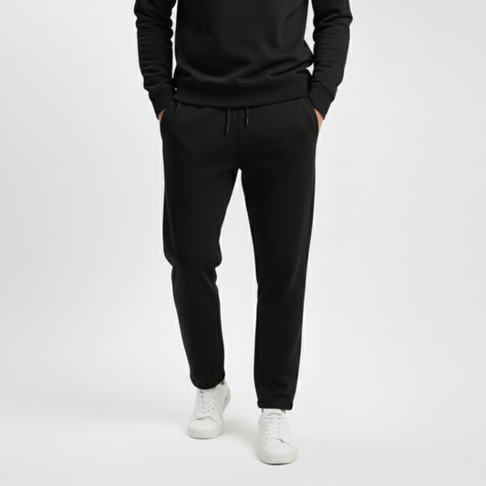 Men’s Relaxed Fit Sweatpants – Black