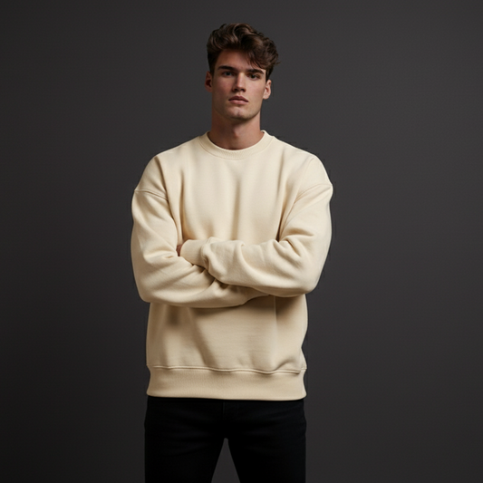 Men’s Classic Sweatshirt – Cream