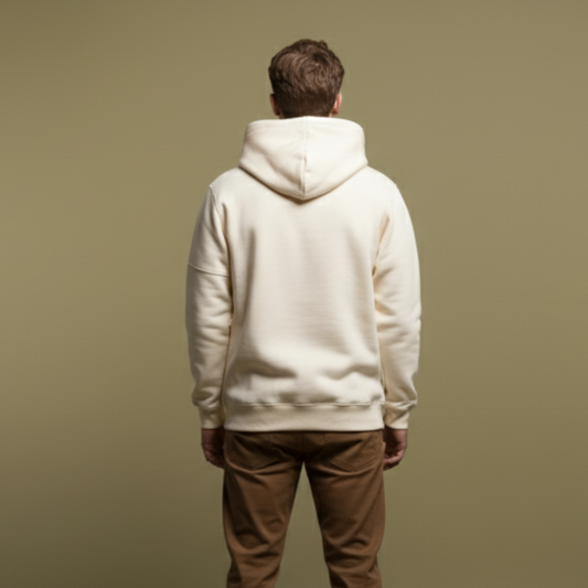 Mens Sweatshirt Hoodies – Cream