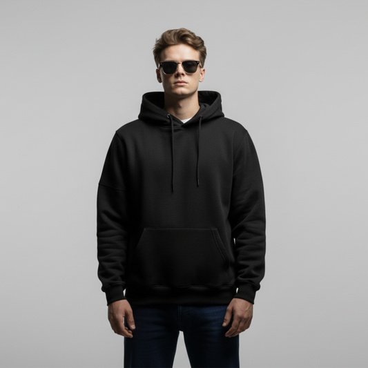 Mens Sweatshirt Hoodies – Black