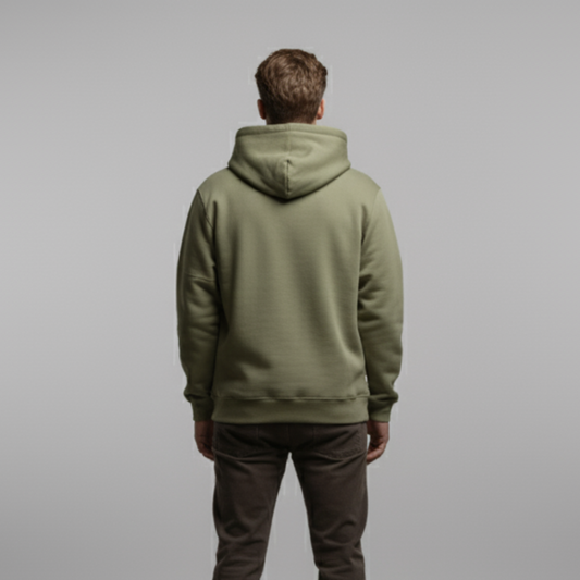 Mens Sweatshirt Hoodies – Kakhi Green
