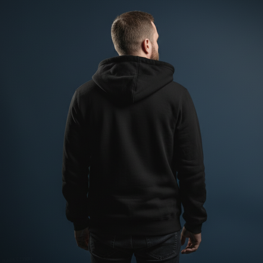 Men’s Sweatshirt Jacket – Black