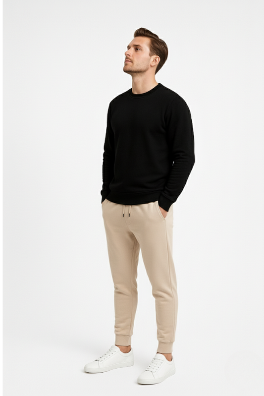 Men’s Premium Sweat Pants – Beige