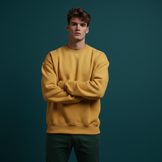 Men’s Classic Sweatshirt – Mustard