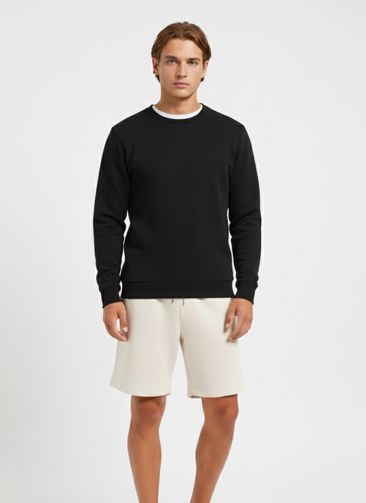 Men’s Premium Sweat Shorts – Beige