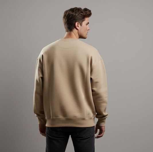 Men’s Classic Sweatshirt – Beige