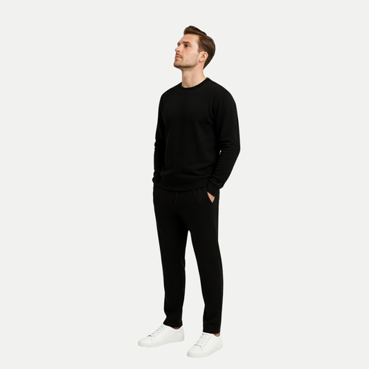 Men’s Relaxed Fit Sweatpants – Black