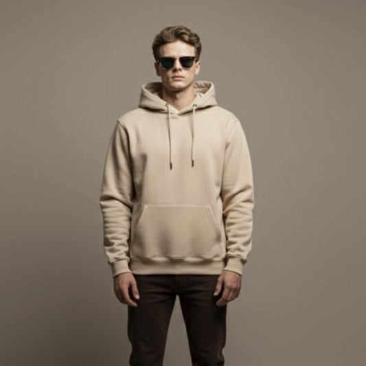 Mens Sweatshirt Hoodies – Beige