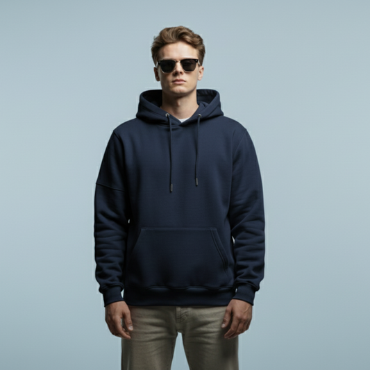 Mens Sweatshirt Hoodies – Navy
